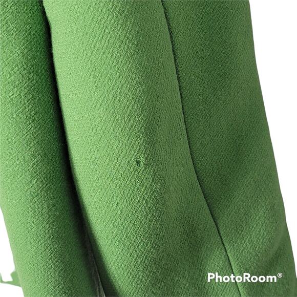 J.Crew Green Wool 3 Button Coat SZ 4 - Picture 4 of 6
